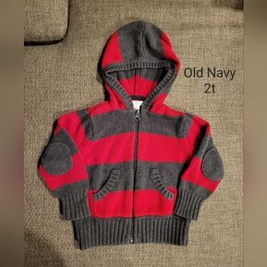 Old Navy Gray & Red Jacket, size 2T
